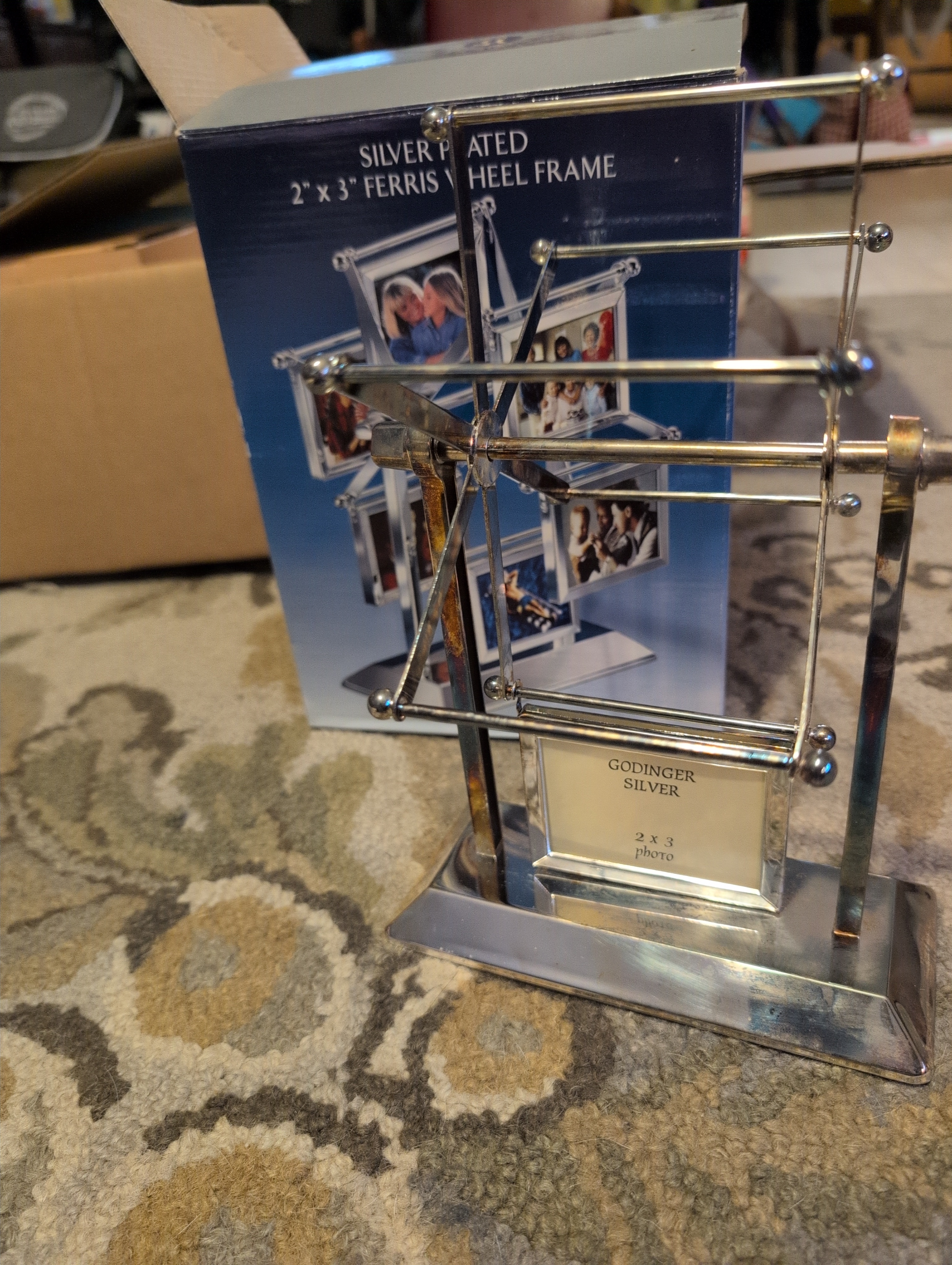 Sliver Plated Ferris Wheel Frame