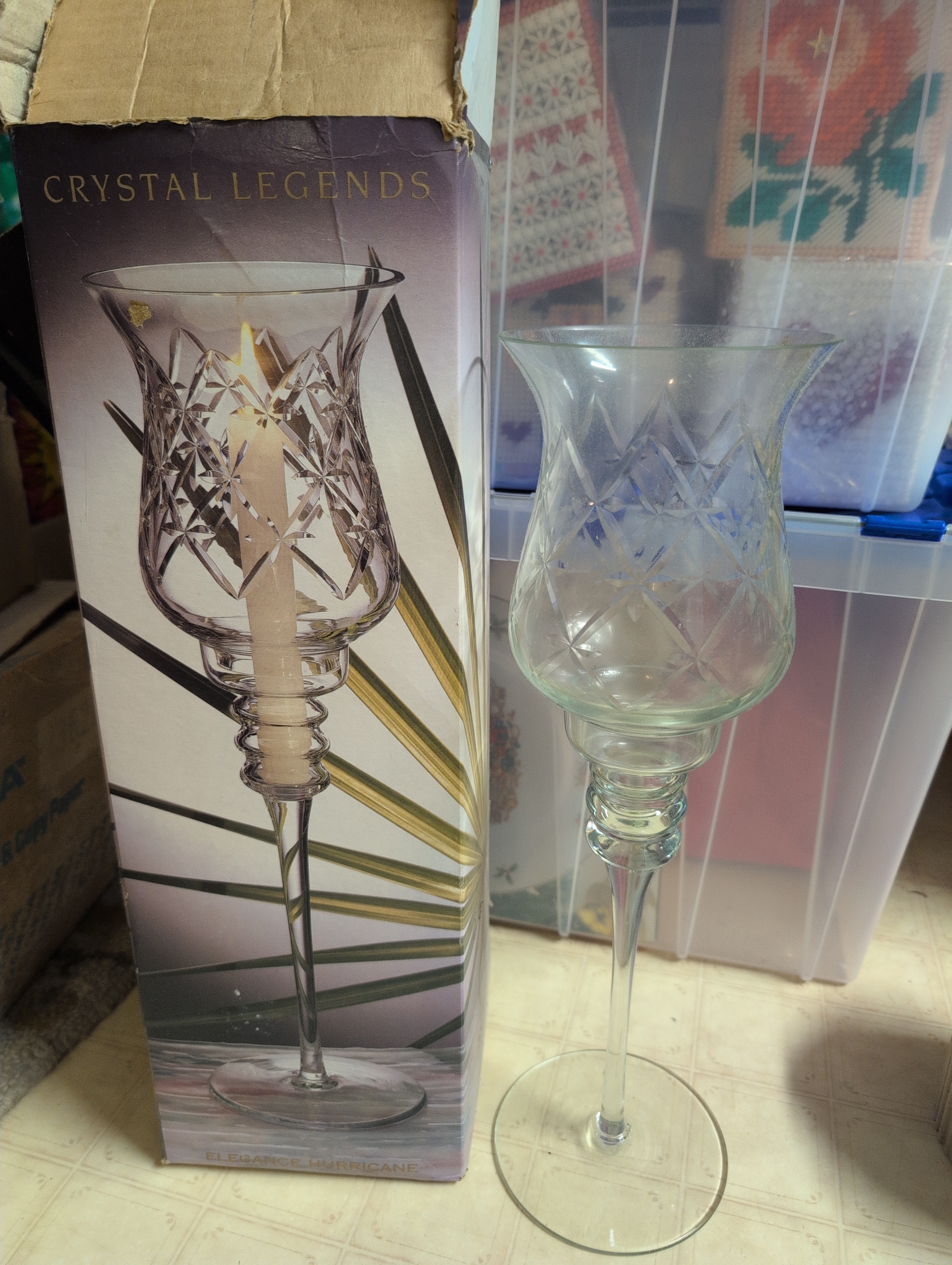 Crystal Candle Holder